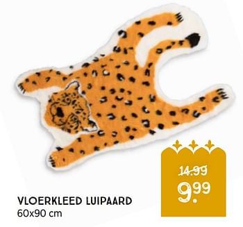 Aanbiedingen Vloerkleed luipaard - Huismerk - Xenos - Geldig van 04/10/2021 tot 17/10/2021 bij Xenos