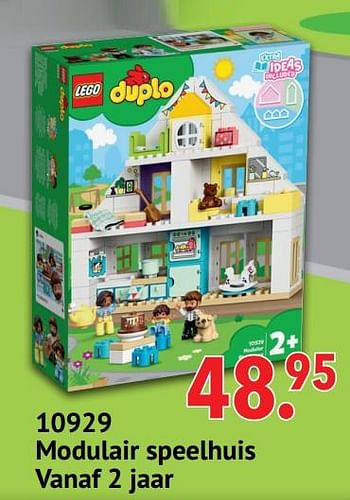 Aanbiedingen 10929 modulair speelhuis - Lego - Geldig van 11/10/2021 tot 06/12/2021 bij Multi Bazar