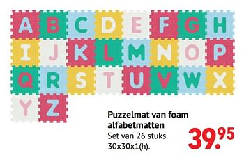 Aanbiedingen Puzzelmat van foam alfabetmatten - Smoby - Geldig van 11/10/2021 tot 06/12/2021 bij Multi Bazar