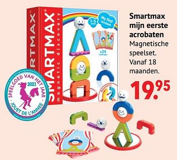 Aanbiedingen Smartmax mijn eerste acrobaten - Smartmax - Geldig van 11/10/2021 tot 06/12/2021 bij Multi Bazar