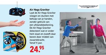 Aanbiedingen Air hogs gravitor - Air Hogs - Geldig van 11/10/2021 tot 06/12/2021 bij Multi Bazar