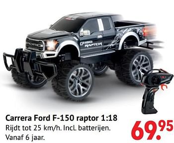 Aanbiedingen Carrera ford f-150 raptor - Carrera - Geldig van 11/10/2021 tot 06/12/2021 bij Multi Bazar