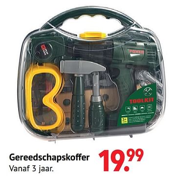 Aanbiedingen Gereedschapskoffer - Huismerk - Multi Bazar - Geldig van 11/10/2021 tot 06/12/2021 bij Multi Bazar