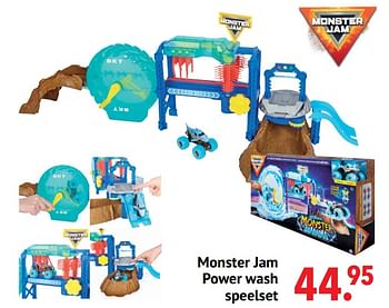 Aanbiedingen Monster jam power wash speelset - Monster Jam - Geldig van 11/10/2021 tot 06/12/2021 bij Multi Bazar