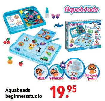 Aanbiedingen Aquabeads beginnersstudio - Aquabeads - Geldig van 11/10/2021 tot 06/12/2021 bij Multi Bazar