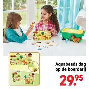 Aanbiedingen Aquabeads dag op de boerderi - Aquabeads - Geldig van 11/10/2021 tot 06/12/2021 bij Multi Bazar