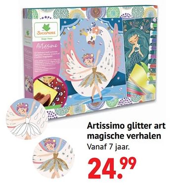 Aanbiedingen Artissimo glitter art magische verhalen - Sycomore - Geldig van 11/10/2021 tot 06/12/2021 bij Multi Bazar