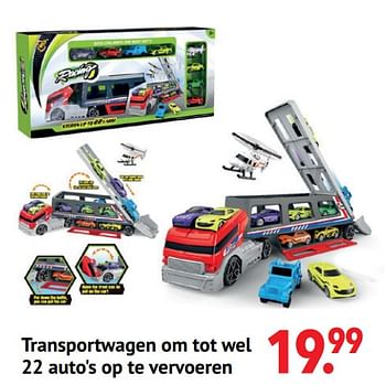 Aanbiedingen Transportwagen om tot wel 22 auto`s op te vervoeren - Huismerk - Multi Bazar - Geldig van 11/10/2021 tot 06/12/2021 bij Multi Bazar