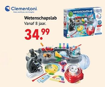 Aanbiedingen Wetenschapslab - Clementoni - Geldig van 11/10/2021 tot 06/12/2021 bij Multi Bazar