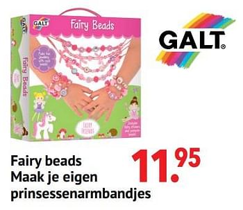 Aanbiedingen Fairy beads maak je eigen prinsessenarmbandjes - Galt - Geldig van 11/10/2021 tot 06/12/2021 bij Multi Bazar