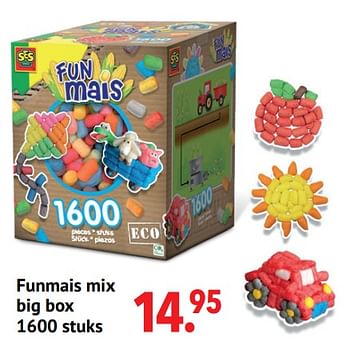 Aanbiedingen Funmais mix big box - SES - Geldig van 11/10/2021 tot 06/12/2021 bij Multi Bazar