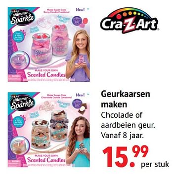 Aanbiedingen Geurkaarsen maken - Cra-Z-Art - Geldig van 11/10/2021 tot 06/12/2021 bij Multi Bazar