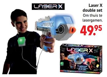 Aanbiedingen Laser x double set - Laser X - Geldig van 11/10/2021 tot 06/12/2021 bij Multi Bazar