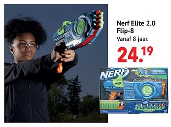 Aanbiedingen Nerf elite 2.0 flip-8 - Hasbro - Geldig van 11/10/2021 tot 06/12/2021 bij Multi Bazar