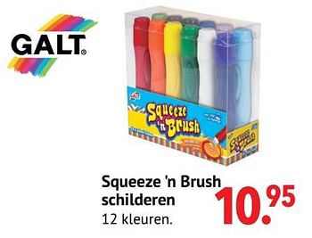 Aanbiedingen Squeeze `n brush schilderen - Galt - Geldig van 11/10/2021 tot 06/12/2021 bij Multi Bazar