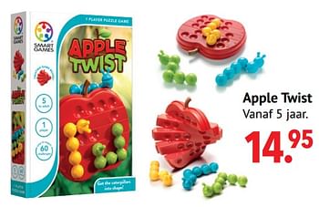 Aanbiedingen Apple twist - Smart Games - Geldig van 11/10/2021 tot 06/12/2021 bij Multi Bazar