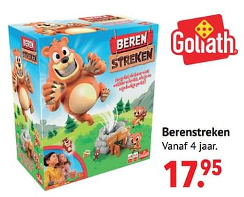 Aanbiedingen Berenstreken - Goliath - Geldig van 11/10/2021 tot 06/12/2021 bij Multi Bazar