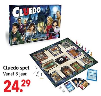 Aanbiedingen Cluedo spel - Hasbro - Geldig van 11/10/2021 tot 06/12/2021 bij Multi Bazar