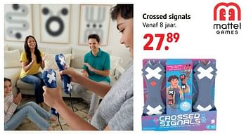 Aanbiedingen Crossed signals - Mattel - Geldig van 11/10/2021 tot 06/12/2021 bij Multi Bazar