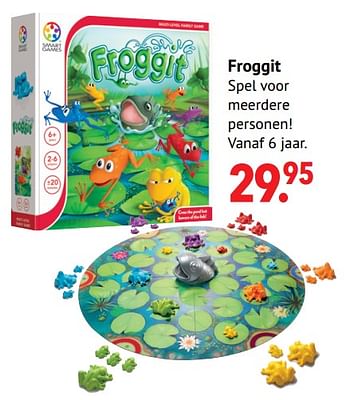 Aanbiedingen Froggit - Smart Games - Geldig van 11/10/2021 tot 06/12/2021 bij Multi Bazar