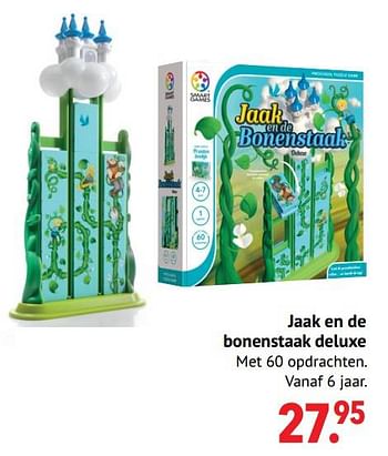 Aanbiedingen Jaak en de bonenstaak deluxe - Smart Games - Geldig van 11/10/2021 tot 06/12/2021 bij Multi Bazar