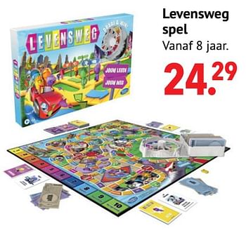 Aanbiedingen Levensweg spel - Hasbro - Geldig van 11/10/2021 tot 06/12/2021 bij Multi Bazar