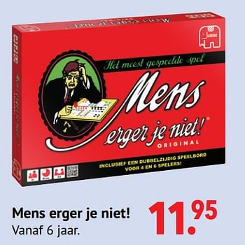 Aanbiedingen Mens erger je niet! - Jumbo - Geldig van 11/10/2021 tot 06/12/2021 bij Multi Bazar