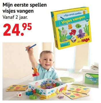 Aanbiedingen Mijn eerste spellen visjes vangen - Haba - Geldig van 11/10/2021 tot 06/12/2021 bij Multi Bazar