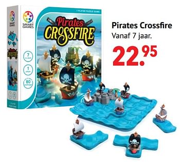 Aanbiedingen Pirates crossfire - Smart Games - Geldig van 11/10/2021 tot 06/12/2021 bij Multi Bazar