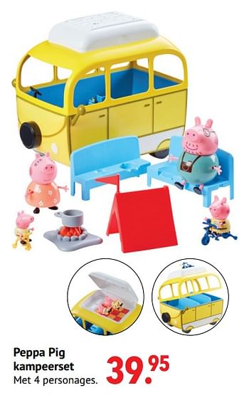 Aanbiedingen Peppa pig kampeerset - Peppa  Pig - Geldig van 11/10/2021 tot 06/12/2021 bij Multi Bazar