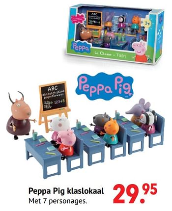 Aanbiedingen Peppa pig klaslokaal - Peppa  Pig - Geldig van 11/10/2021 tot 06/12/2021 bij Multi Bazar