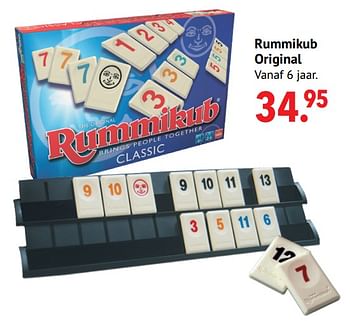 Aanbiedingen Rummikub original - Goliath - Geldig van 11/10/2021 tot 06/12/2021 bij Multi Bazar