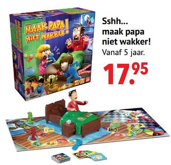 Aanbiedingen Sshh... maak papa niet wakker! - Goliath - Geldig van 11/10/2021 tot 06/12/2021 bij Multi Bazar