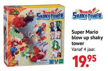 Aanbiedingen Super mario blow up shaky tower - Epoch d'Enfance - Geldig van 11/10/2021 tot 06/12/2021 bij Multi Bazar