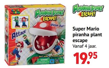 Aanbiedingen Super mario piranha plant escape - Epoch d'Enfance - Geldig van 11/10/2021 tot 06/12/2021 bij Multi Bazar