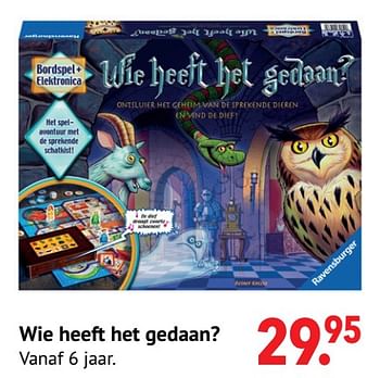 Aanbiedingen Wie heeft het gedaan? - Ravensburger - Geldig van 11/10/2021 tot 06/12/2021 bij Multi Bazar