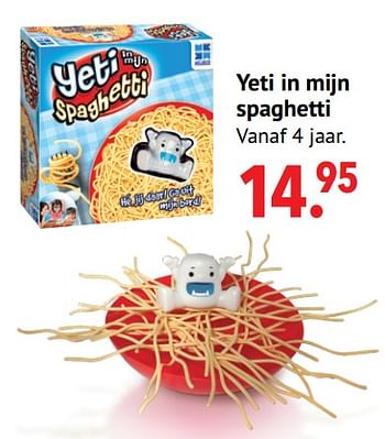 Aanbiedingen Yeti in mijn spaghetti - Megableu - Geldig van 11/10/2021 tot 06/12/2021 bij Multi Bazar