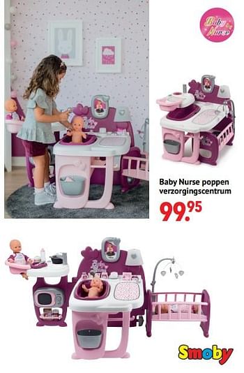 Aanbiedingen Baby nurse poppen verzorgingscentrum - Smoby - Geldig van 11/10/2021 tot 06/12/2021 bij Multi Bazar