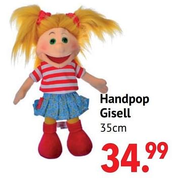 Aanbiedingen Handpop gisell - Living Puppets - Geldig van 11/10/2021 tot 06/12/2021 bij Multi Bazar