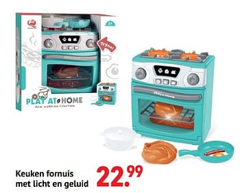 Aanbiedingen Keuken fornuis met licht en geluid - Huismerk - Multi Bazar - Geldig van 11/10/2021 tot 06/12/2021 bij Multi Bazar