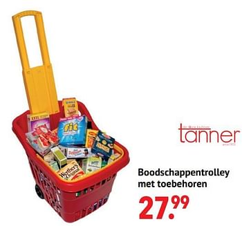 Aanbiedingen Boodschappentrolley met toebehoren - Tanner - Geldig van 11/10/2021 tot 06/12/2021 bij Multi Bazar