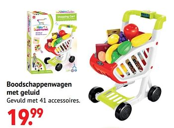 Aanbiedingen Boodschappenwagen met geluid - Huismerk - Multi Bazar - Geldig van 11/10/2021 tot 06/12/2021 bij Multi Bazar