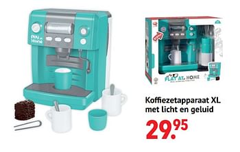 Aanbiedingen Koffiezetapparaat xl met licht en geluid - Huismerk - Multi Bazar - Geldig van 11/10/2021 tot 06/12/2021 bij Multi Bazar