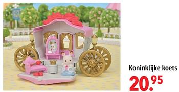 Aanbiedingen Koninklijke koets - Sylvanian Families - Geldig van 11/10/2021 tot 06/12/2021 bij Multi Bazar