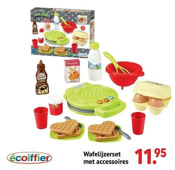 Aanbiedingen Wafelijzerset met accessoires - Ecoiffier - Geldig van 11/10/2021 tot 06/12/2021 bij Multi Bazar