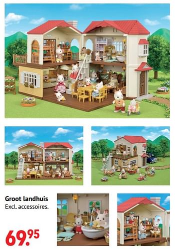 Aanbiedingen Groot landhuis - Sylvanian Families - Geldig van 11/10/2021 tot 06/12/2021 bij Multi Bazar