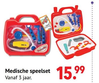 Aanbiedingen Medische speelset - Huismerk - Multi Bazar - Geldig van 11/10/2021 tot 06/12/2021 bij Multi Bazar