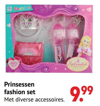 Aanbiedingen Prinsessen fashion set - Splendid - Geldig van 11/10/2021 tot 06/12/2021 bij Multi Bazar