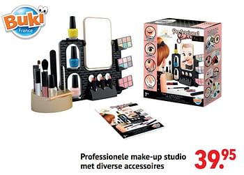 Aanbiedingen Professionele make-up studio met diverse accessoires - Buki France - Geldig van 11/10/2021 tot 06/12/2021 bij Multi Bazar