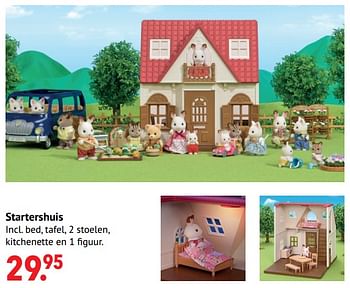 Aanbiedingen Startershuis - Sylvanian Families - Geldig van 11/10/2021 tot 06/12/2021 bij Multi Bazar